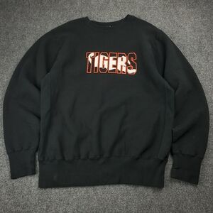 Vintage Camber Heavyweight Sweatshirt XLT Reverse Weave Pullover Crewneck Tigers
